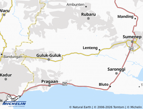 MICHELIN Ganding map - ViaMichelin