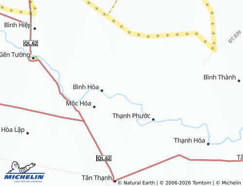 Mapa MICHELIN Mộc Hóa - ViaMichelin