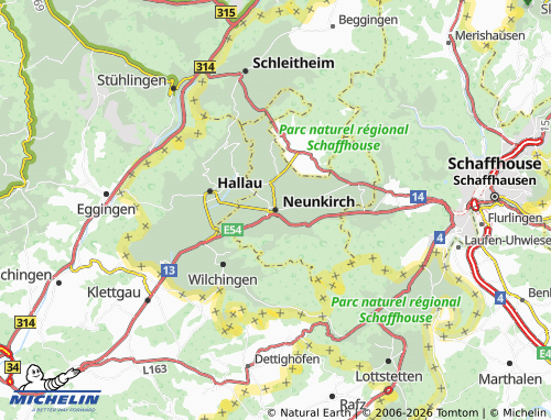 MICHELIN-Landkarte Neunkirch - ViaMichelin