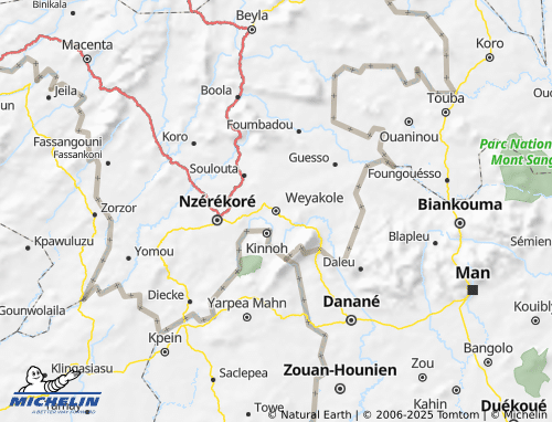 MICHELIN Lola map - ViaMichelin