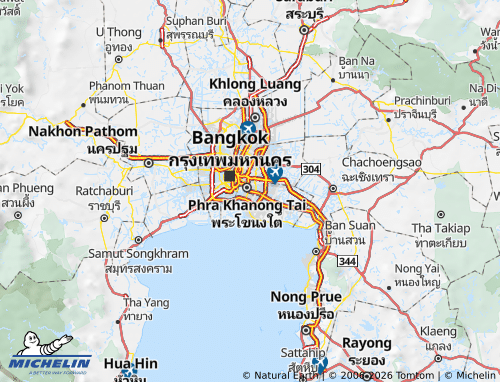 Mapa MICHELIN Bang Na - ViaMichelin
