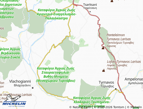 MICHELIN Lefki map - ViaMichelin