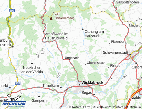 MICHELIN-Landkarte Pohn - ViaMichelin