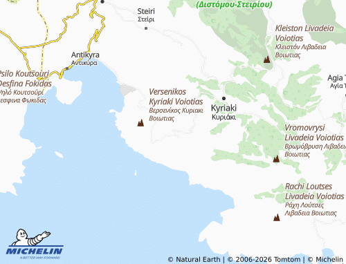 MICHELIN Agios Athanasios Kyriakiou map - ViaMichelin