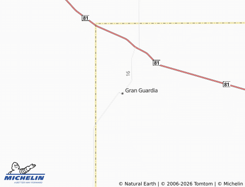 Mapa MICHELIN Gran Guardia - ViaMichelin