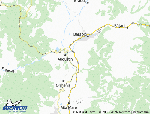 Carte MICHELIN Căpeni - ViaMichelin