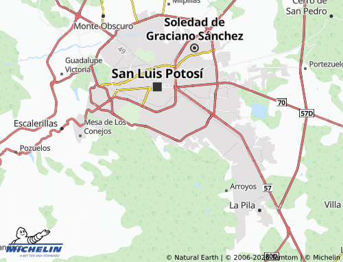 Mapa MICHELIN Tepeyac - ViaMichelin
