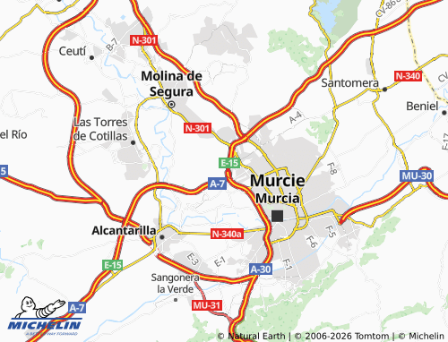 MICHELIN-Landkarte Agridulce - ViaMichelin