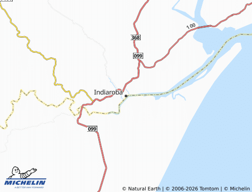 MICHELIN-Landkarte Indiaroba - ViaMichelin
