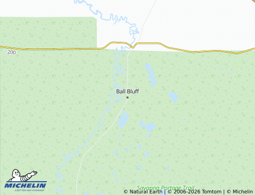 Carte MICHELIN Ball Bluff - ViaMichelin