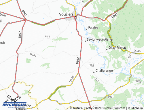 Mapa MICHELIN Saint-Morel - ViaMichelin