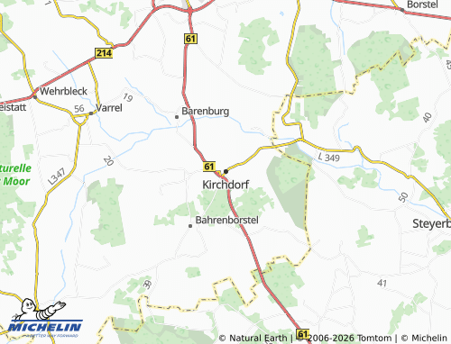 MICHELIN Kirchdorf map - ViaMichelin