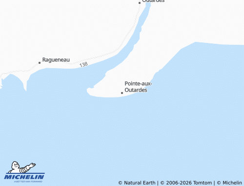 Mappa MICHELIN Pointe-aux-Outardes - ViaMichelin