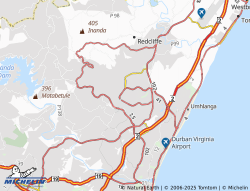 MICHELIN Rydalvale map - ViaMichelin