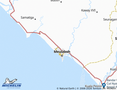MICHELIN Seuneubok map - ViaMichelin