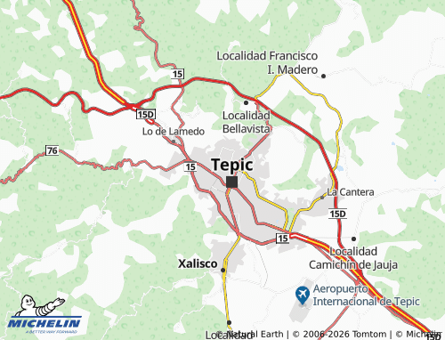 MICHELIN-Landkarte Heriberto Casas - ViaMichelin
