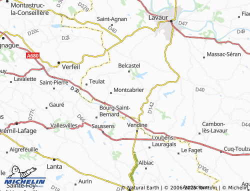 MICHELIN Bannières map - ViaMichelin
