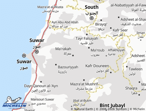 Carte MICHELIN Ma'rakah - ViaMichelin