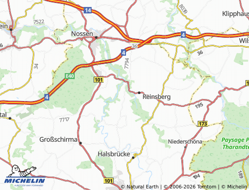 MICHELIN Bieberstein map - ViaMichelin