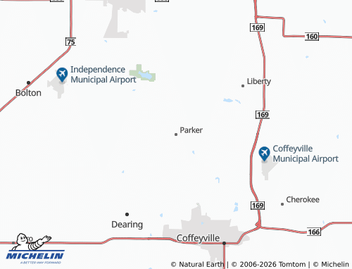 Mapa MICHELIN Parker - ViaMichelin