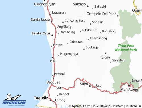 MICHELIN Pidpid map - ViaMichelin