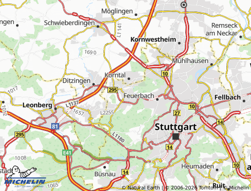 Kaart MICHELIN Weilimdorf - ViaMichelin