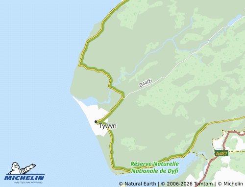 Mappa MICHELIN Bryncrug - ViaMichelin