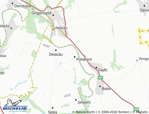 Mappa MICHELIN Puhăceni - ViaMichelin