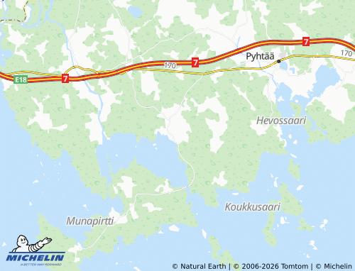 Kaart MICHELIN Alakylä - ViaMichelin