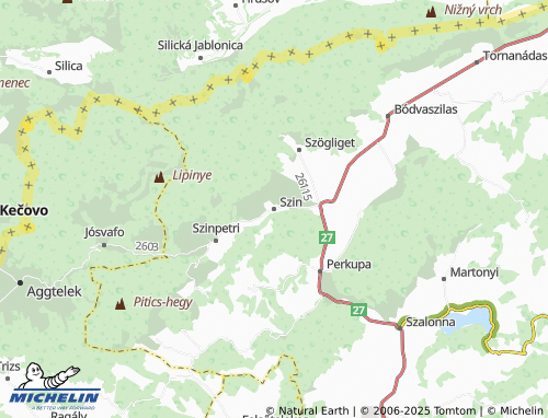 MICHELIN Szin map - ViaMichelin