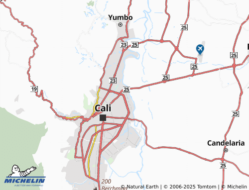 MICHELIN Fonaviemcali map - ViaMichelin