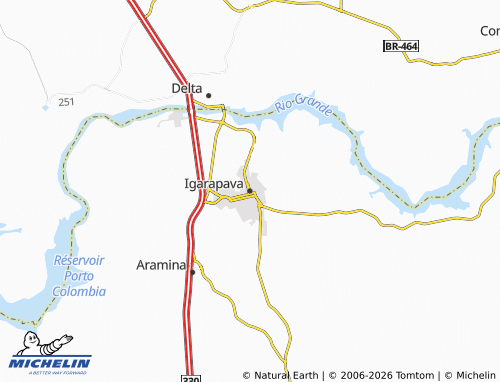 Mapa MICHELIN Igarapava - ViaMichelin