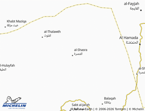 Carte MICHELIN al-Shasra - ViaMichelin
