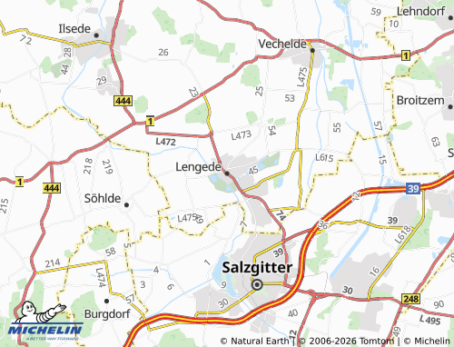 MICHELIN Lengede map - ViaMichelin
