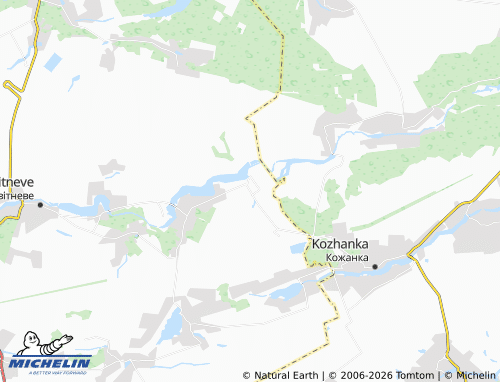 Mapa MICHELIN Koshliaky - ViaMichelin