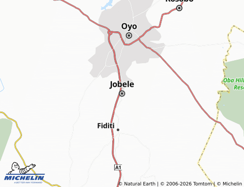 MICHELIN-Landkarte Jobele - ViaMichelin