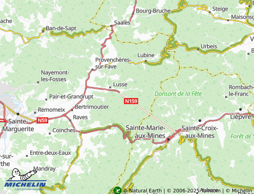 Carte MICHELIN Basse Merlusse - ViaMichelin