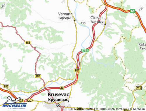Mapa MICHELIN Bošnjane - ViaMichelin
