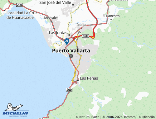 MICHELIN Primavera de Vallarta map - ViaMichelin