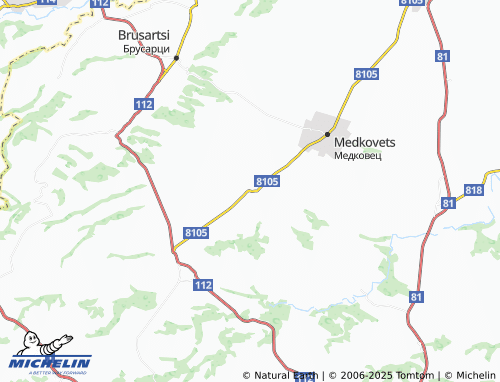 MICHELIN Slivovik map - ViaMichelin