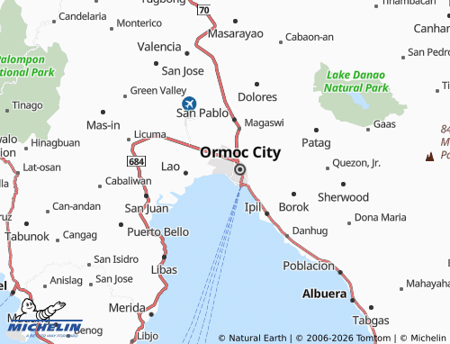 MICHELIN Punta map - ViaMichelin