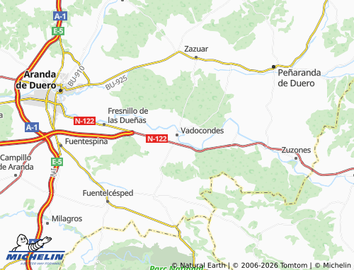 MICHELIN Vadocondes map - ViaMichelin
