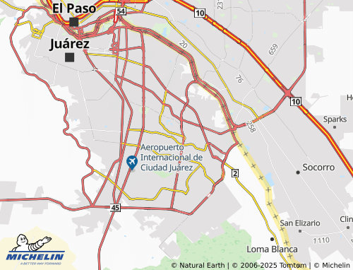 MICHELIN Vista del Valle map - ViaMichelin