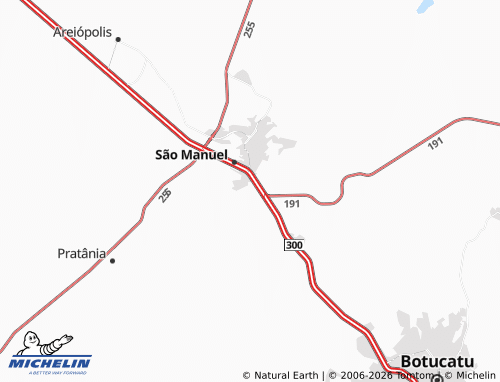 Mapa MICHELIN Sibipirunas - ViaMichelin