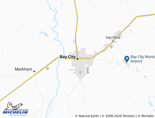 Mappa MICHELIN Bay City - ViaMichelin
