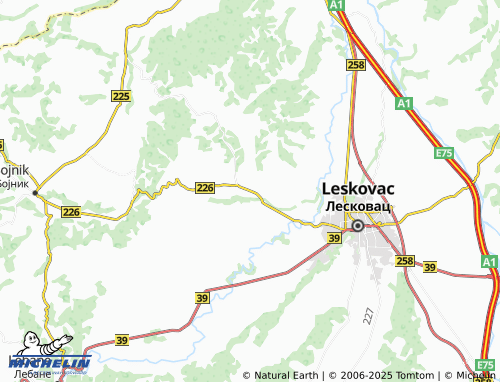 Carte MICHELIN Milanovo - ViaMichelin
