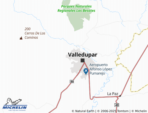 MICHELIN La Ceiba map - ViaMichelin