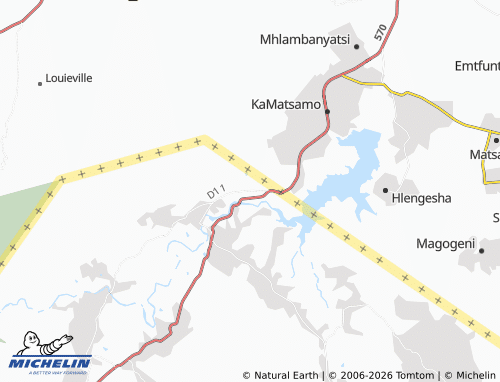 Kaart MICHELIN Mashobeni - ViaMichelin