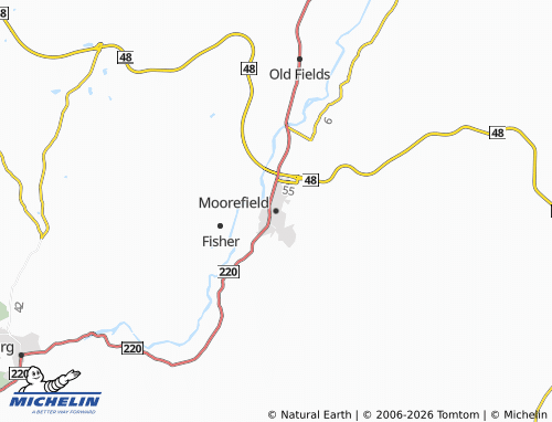 Kaart MICHELIN Moorefield - ViaMichelin