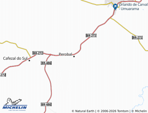 Carte MICHELIN Perobal - ViaMichelin